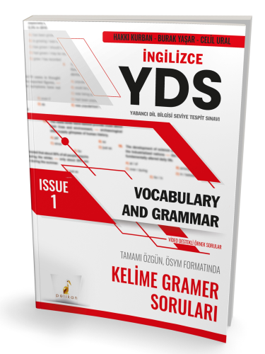 YDS İngilizce Vocabulary and Grammar Issue 1 | Hakkı Kurban | Pelikan 