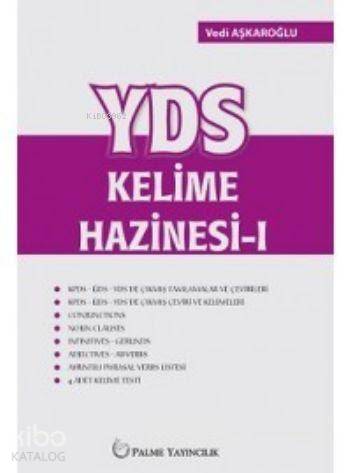 YDS Kelime Hazinesi I | Vedi Aşkaroğlu | Palme Yayınevi