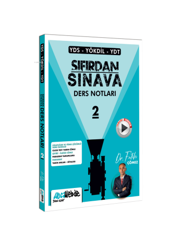 YDS - YÖKDİL - YKSDİL Sıfırdan Sınava Ders Notları 2 | Fatih Çömez | H