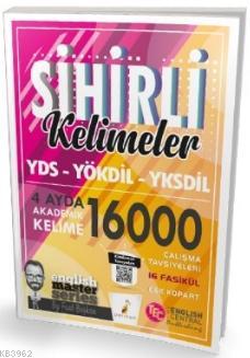 YDS YÖKDİL YKSDİL Sihirli Kelimeler 4 Ayda 16000; Akademik Kelime Çek 