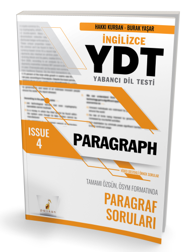 YDT İngilizce Paragraph Issue 4 | Hakkı Kurban | Pelikan Yayıncılık