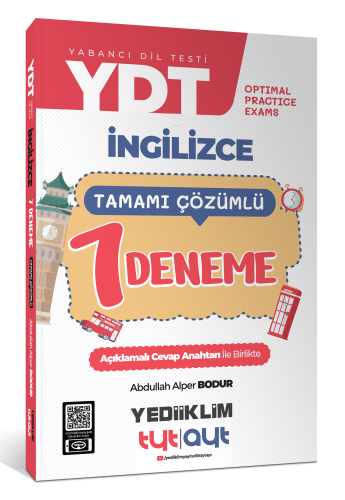 YDT Optimal Practice Exams Tamamı Çözümlü 7 Deneme | Abdullah Alper Bo