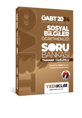 Yediiklim Yayınları 2024 ÖABT Sosyal Bilgiler Öğretmenliği Tamamı Çözü