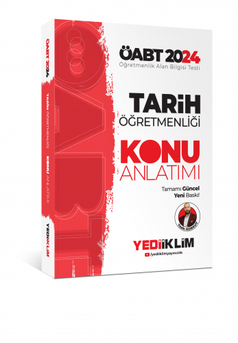 Yediiklim Yayınları 2024 ÖABT Tarih Öğretmenliği Konu Anlatımı | Yasin