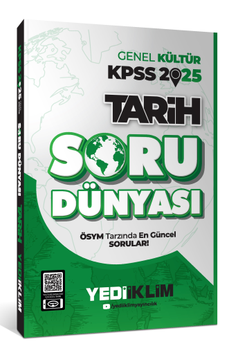 Yediiklim Yayınları 2025 Genel Kültür Tarih Soru Dünyası | Kolektif | 