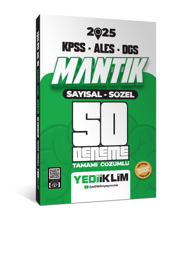 2024 KPSS - ALES - DGS Mantık Sayısal Sözel Tamamı Çözümlü 50 Deneme |