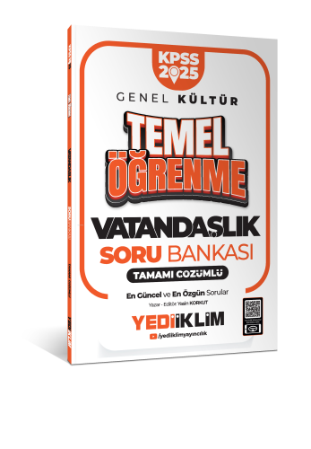 Yediiklim Yayınları 2025 KPSS Genel Kültür Vatandaşlık Temel Öğrenme T