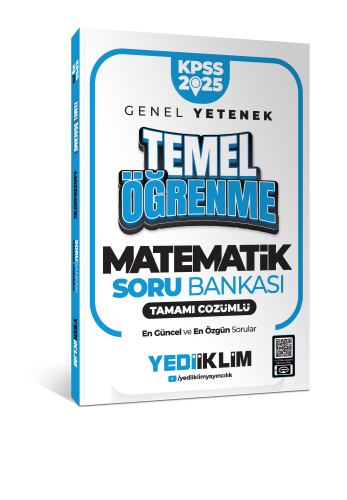 Yediiklim Yayınları 2025 KPSS Genel Yetenek Matematik Temel Öğrenme Ta