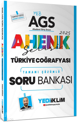 Yediiklim Yayınları 2025 MEB AGS Ahenk Serisi Türkiye Coğrafyası Tamam