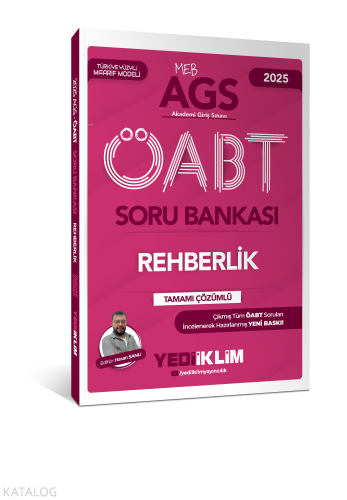 Yediiklim Yayınları 2025 MEB AGS ÖABT Din Kültürü ve Ahlak Bilgisi Öğr