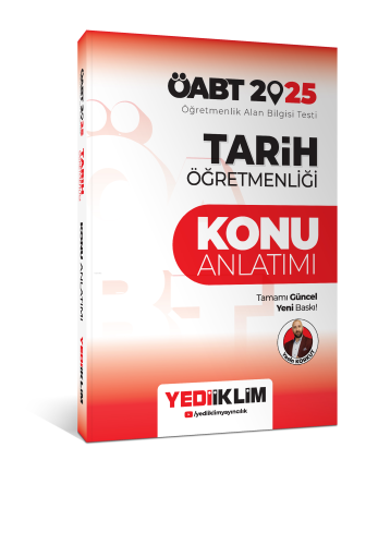 Yediiklim Yayınları 2025 ÖABT Tarih Öğretmenliği Konu Anlatımı | Yasin