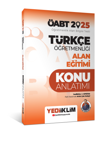 Yediiklim Yayınları 2025 ÖABT Türkçe Öğretmenliği Alan Eğitimi Konu An