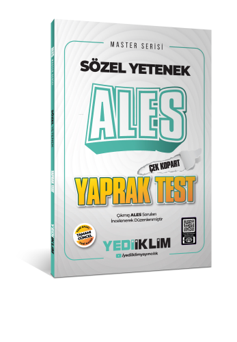 Yediiklim Yayınları Ales Sözel Yetenek Çek Kopart Yaprak Test | Kolekt