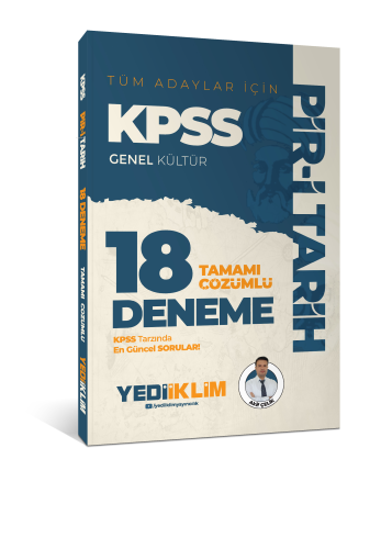 Yediiklim Yayınları KPSS Genel Kültür Tüm Adaylar İçin Pir-i Tarih Tam