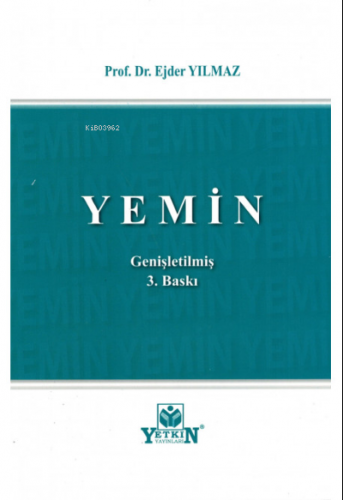 Yemin | Ejder Yılmaz | Yetkin Yayınları