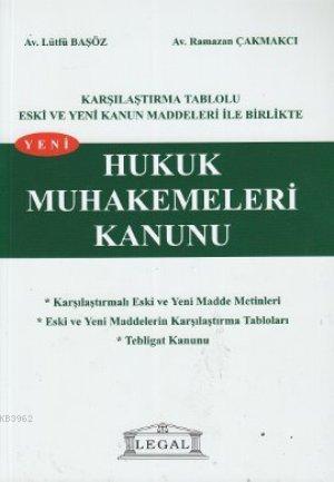 Yeni Hukuk Muhakemeleri Kanunu (Orta Boy) | Lütfü Başöz | Legal Yayınc