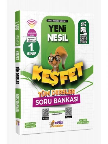 Yeni Nesil Keşfet 1.Sınıf Tüm Dersler Soru Bankası | Kolektif | Merakl