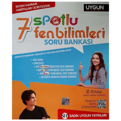 Yeni Spotlu Fen Bilimleri Soru Bankası + Kavram Haritaları | Kolektif 