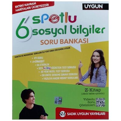 Yeni Spotlu Sosyal Bilgiler Soru Bankası + Kavram Haritaları | Kolekti