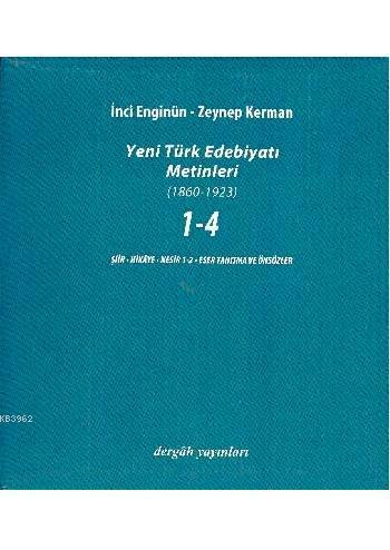 Yeni Türk Edebiyatı Metinleri Seti (5 Cilt) | İnci Enginün | Dergah Ya