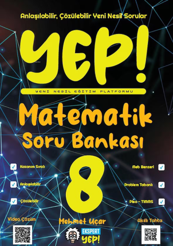 Yep 8. Sınıf Matematik Soru Bankası | Kolektif | Ekspert Yayınları