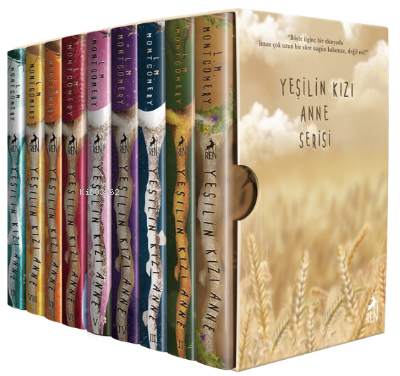 Yeşilin Kızı Anne 9 Kitap Kutulu Set (Ciltli) | L.M. Montgomery | Ren 