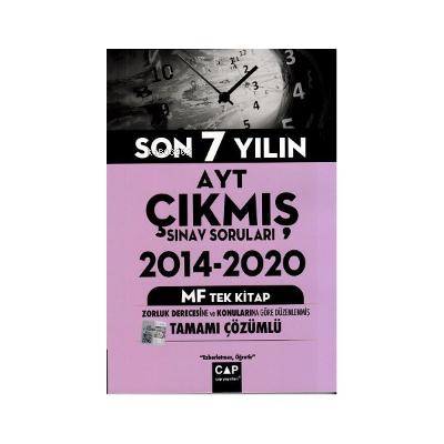 Yks Ayt Çıkmış Snv Srlrı Tüm Tek 2014-2020 Mf-2021 | Kolektif | Çap Ya