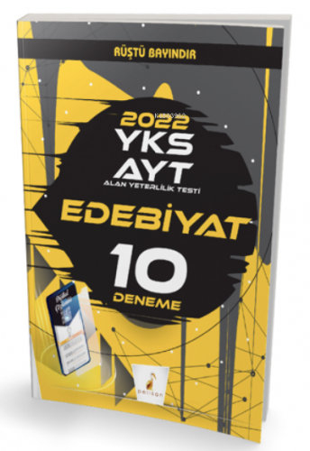 YKS AYT Edebiyat Dijital Çözümlü 10 Deneme Sınavı | Rüştü Bayındır | P