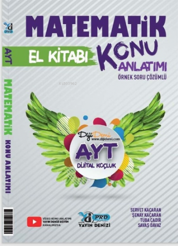 Yks Ayt Pro El Kitabı K.A. Matematik - 2022 | Kolektif | Yayın Denizi