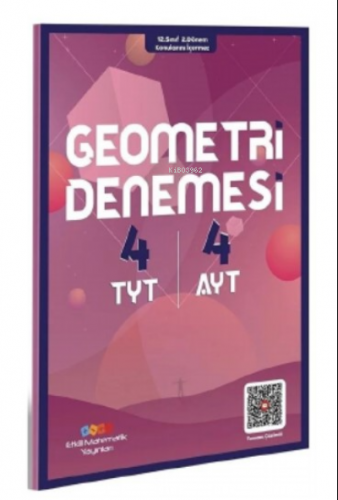 YKS TYT AYT Geometri 4+4 Deneme | Kolektif | Etkili Matematik Yayınlar