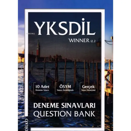 YKSDİL Winner 12.2 Deneme Sınavları Question Bank | Kolektif | Dilko Y