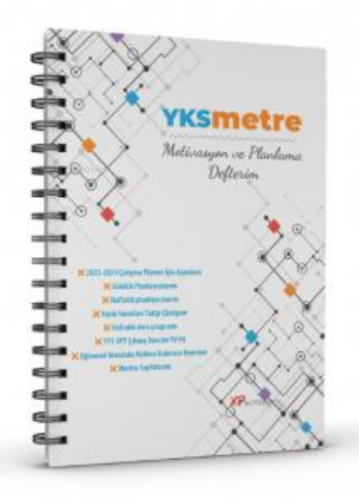 YKSMETRE;Motivasyon ve Planlama Defteri / Günlük ve Haftalık Planlayıc