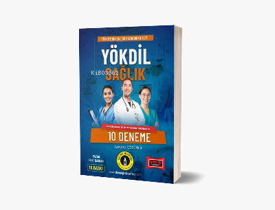 YÖKDİL Sağlık Tamamı Çözümlü 10 Deneme (16.Baskı) | Fuat Başkan | Yarg