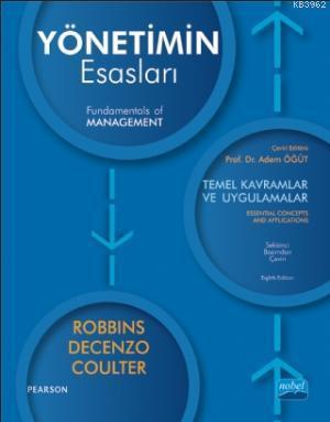 Yönetimin Esasları; Temel Kavramlar ve Uygulamalar | Stephan Robbins |