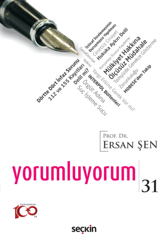 Yorumluyorum – 31 | Ersan Şen | Seçkin Yayıncılık