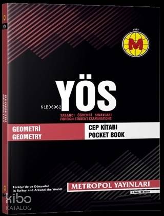 YÖS Geometri Cep Kitabı | Kolektif | Metropol Yayınları