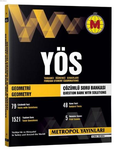 YÖS Geometri (Çözümlü Soru Bankası) | Kolektif | Metropol Yayınları