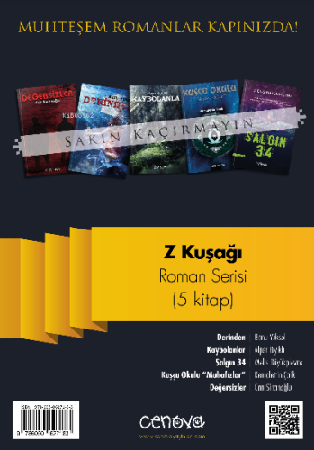 Z Kuşağı Roman Serisi (5 kitap) | Banu Yüksel | Cenova Yayınları