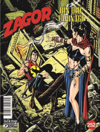 Zagor Sayı 252 - Bin Ölü Tapınağı | Jacopo Rauch | Lal Kitap