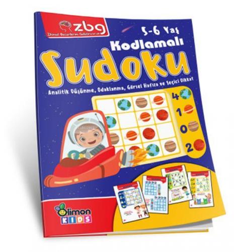 Zbg 5-6 Yaş Kodlamalı Sudoku | Fethiye Tunç | Limon Kids