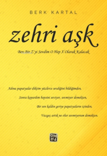 Zehri Aşk | Berk Kartal | Kutlu Yayınevi