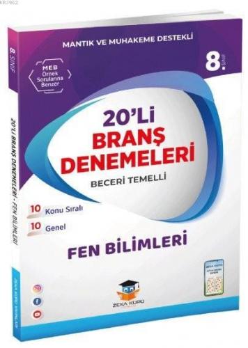 Zeka Küpü Yayınları 8. Sınıf LGS Fen Bilimleri 20 li Branş Denemeleri 