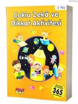 Zeka ve Dikkat Aktivitesi 3 Yaş - Turuncu Kitap | Kolektif | Aktif Zek