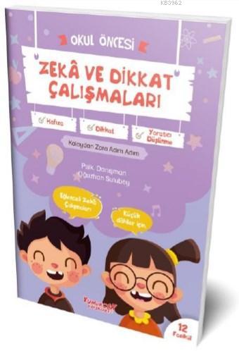 Zekâ ve Dikkat Çalışmaları Seti; 12 Fasikül ve Başarı Panosu Hediyeli 