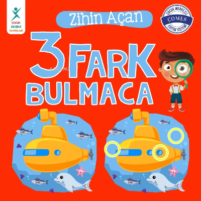 Zihin Açan 3 Fark Bulmaca | Kolektif | Çocuk Gelişimi Yayınları