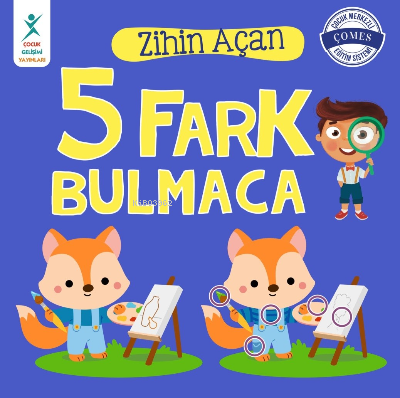 Zihin Açan 5 Fark Bulmaca | Kolektif | Çocuk Gelişimi Yayınları