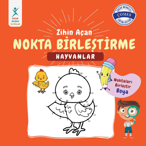 Zihin Açan Nokta Birleştirme Hayvanlar | Tuğçe Turguner | Peta Kitap