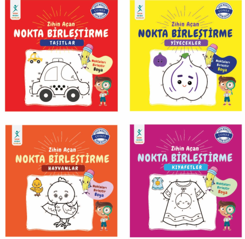 Zihin Açan Nokta Birleştirme Set | Tuğçe Turguner | Peta Kitap