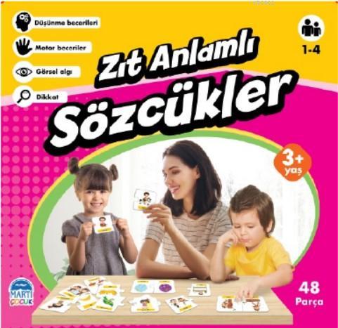 Zıt Anlamlı Sözcükler - Eğitici Yapboz | Kolektif | Martı Çocuk Yayınl