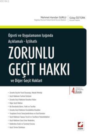 Zorunlu Geçit Hakkı ve Diğer Geçit Hakları; Açıklamalı İçtihatlı | Meh